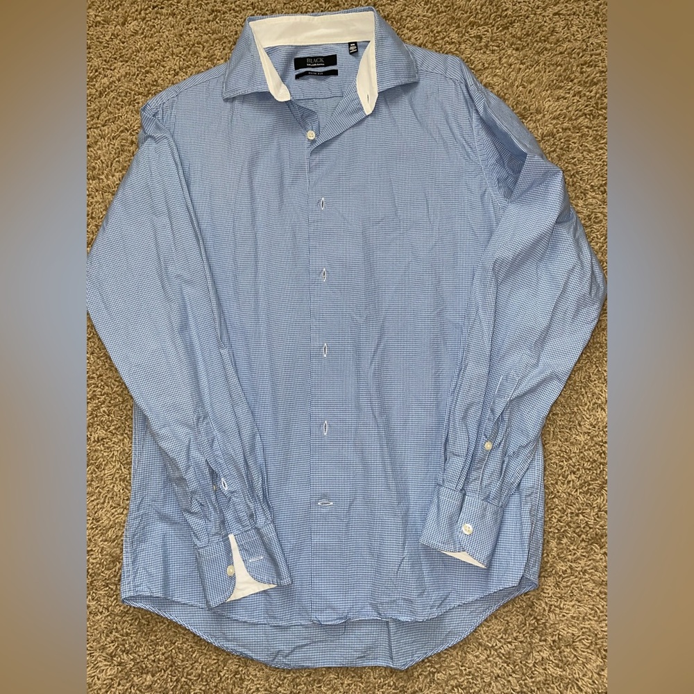 Men’s Medium Saks Fifth Avenue BLACK label dress shirt